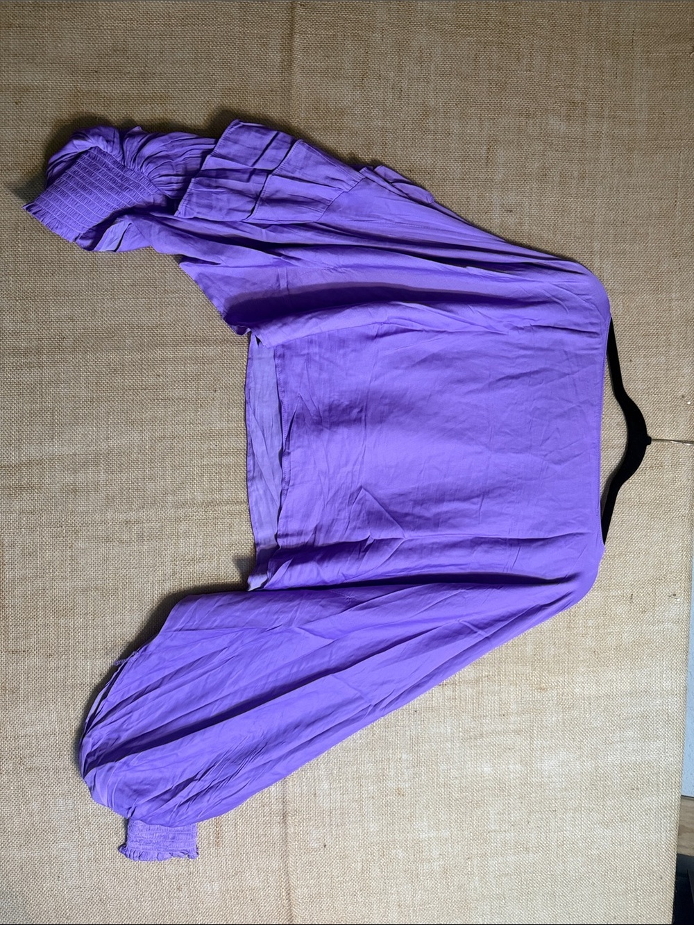 Lilac Ruffled Long Sleeve Top - Picture 4 of 4